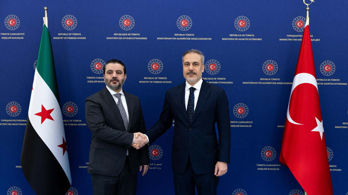 Hakan Fidan ve Suriye Dışişleri Bakanı Esad Hasan Şeybani’nin Görüşmesi